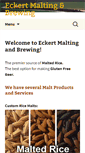 Mobile Screenshot of eckertmaltingandbrewing.com